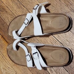 White Sandal Slides